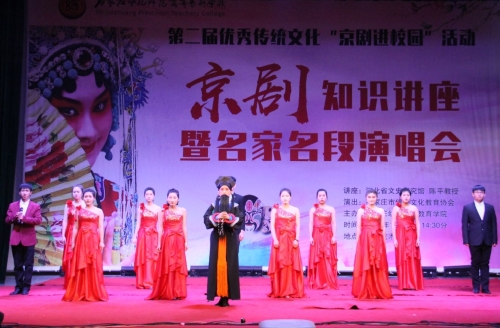打：宋曉華、楊學(xué)功老師表演傳統(tǒng)京劇《楊門女將》片段